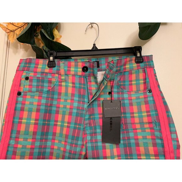 Decibel Mens Golf Shorts Clown core Plaid 32/Outside - Picture 2 of 13